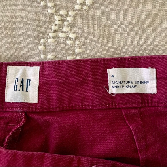 EUC GAP skinny ankle khakis - Picture 5 of 5